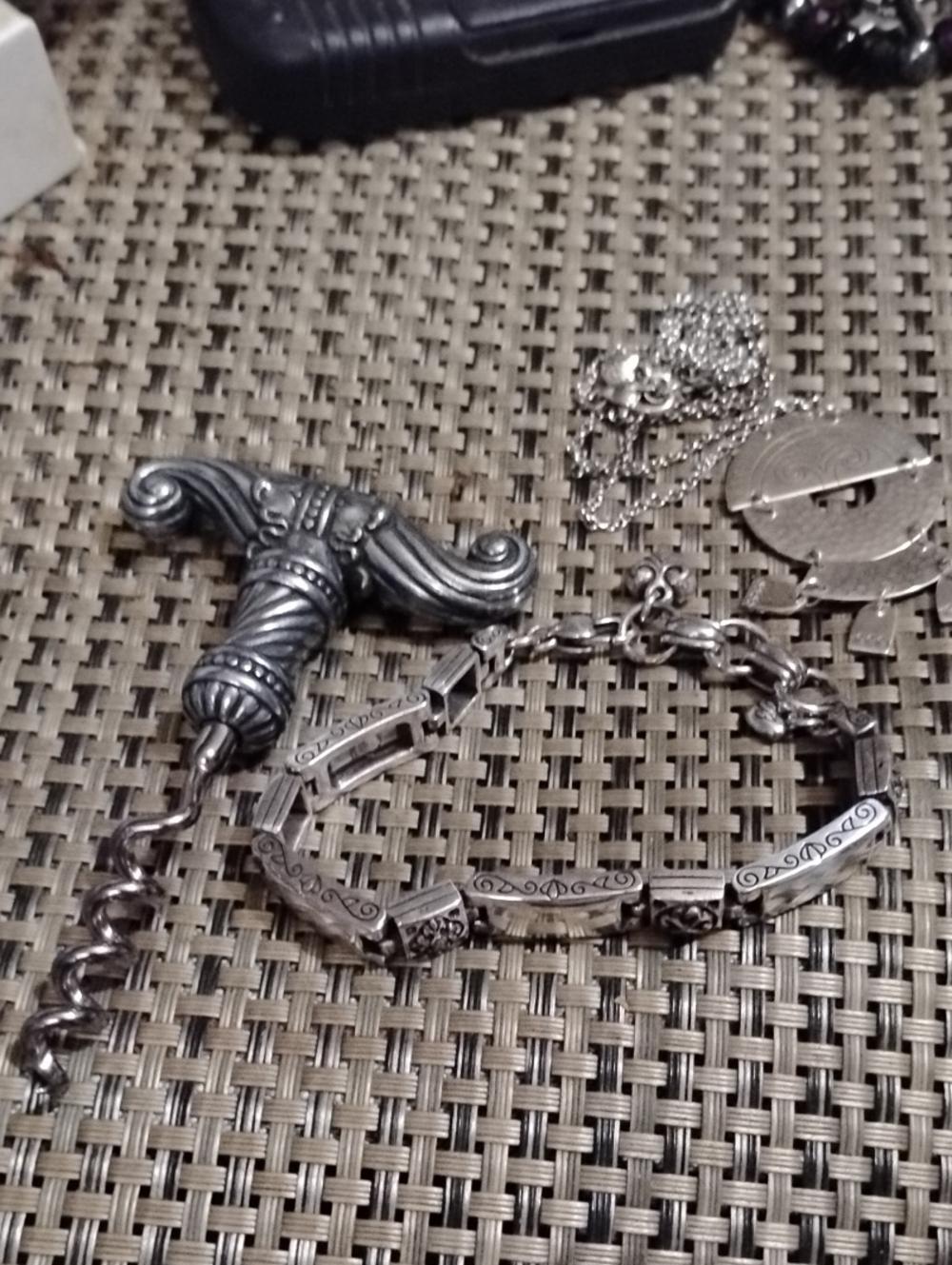 Brighton Designer Jewelry/Corkscrew/Bracelet/Necklace